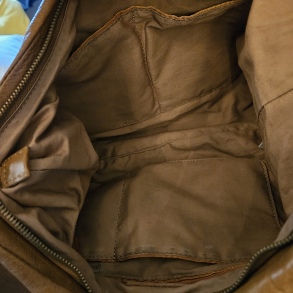 Hobo Brown Leather Shoulder Bag - Picture 7 of 13